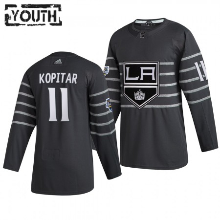 Los Angeles Kings Anze Kopitar 11 Grijs Adidas 2020 NHL All-Star Authentic Shirt - Kinderen